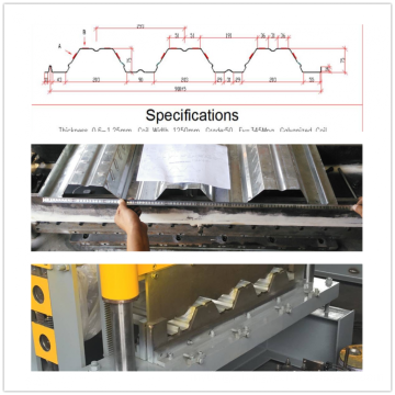 75 deep decking sheet rolling forming machine